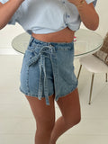 66361 WRAP JEAN SHORTS